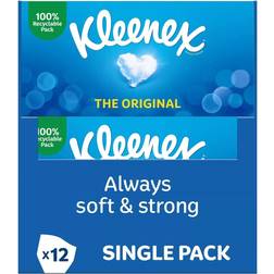 Kleenex Original Facial Tissues Pack of 12 Boxes