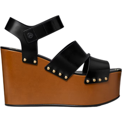 Tory Burch Studded Platform - Perfect Black