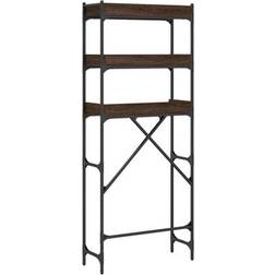 vidaXL 838982 Brown/Oak Hyllesystem 25x163cm