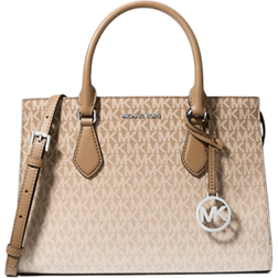 Michael Kors Sheila Medium Ombré Signature Logo Satchel - Husk