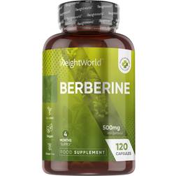 WeightWorld Berberine 500mg Capsules 120 pcs