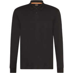 BOSS Interlock Longsleeve Polo Men - Black