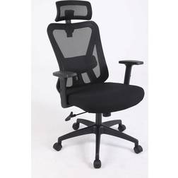 ActiveJet Ergonomic Black Kontorsstol 124cm