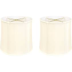 Royal Designs Drum Off White Shade 10" 2pcs