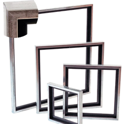 Artino Floating Frame Wood Antique Silver 14x18cm