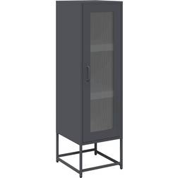 vidaXL Highboard Anthracite Storage Cabinet 36x123cm