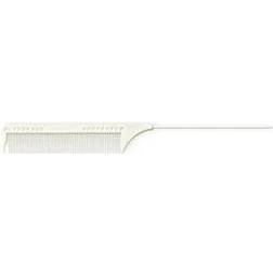 JRL Pin Tail Comb 8.8" White