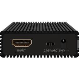 Goobay HDMI - HDMI/Optical/3.5mm Audio Extractor Adapter F-F