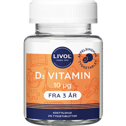 Livol Vitamin D 10ug Chewable Table 210 st