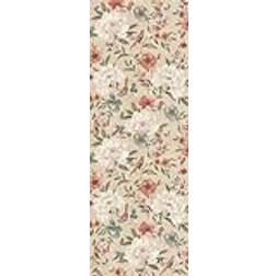 Think Rugs Pipa Floral Rug Natural, Beige, Brown, Multicolour
