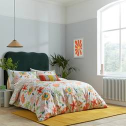 Helena Springfield Bella Cotton Cover Set Single Duvet Cover Orange
