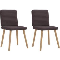 vidaXL 4101148 Dark Brown Køkkenstol 86cm 2stk