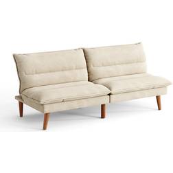 George Oliver W111231550 White Sofa 71" 2 Seater