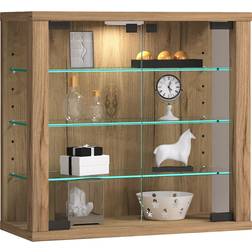 VCM Vitrosa Honey Oak Vitrineskab 43x40cm