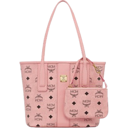 MCM Liz Shopper in Visetos Mini - Soft Pink