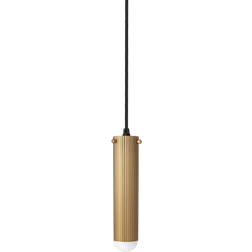 Globen Lighting Hubble Brushed Brass/White Pendant Lamp 6cm