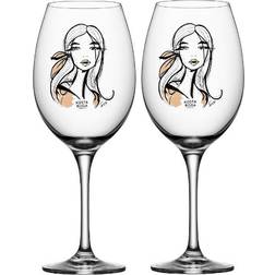 Kosta Boda Wait For Her Wine Glass 52cl 2pcs