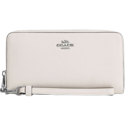 Coach Long Zip Around Wallet - Smooth Leather/Silver/Chalk