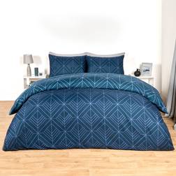 OHS Isaac Duvet Cover Blue (230x220cm)