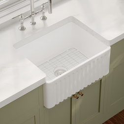 Eridanus Brooklyn Ceramic Kitchen Sink 30 x 18 in
