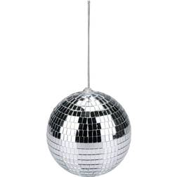 Party Casa Mirror Disco Ball Silver Christmas Tree Ornament 15.5cm