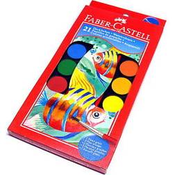 Faber-Castell Watercolours Paint Box 21 Colours