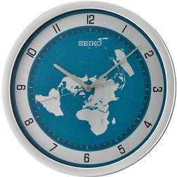 Seiko Plastic Silver Väggklocka 36cm