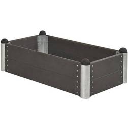 Plus Pipe Raised Bed - Slate Grey 78x138x36cm