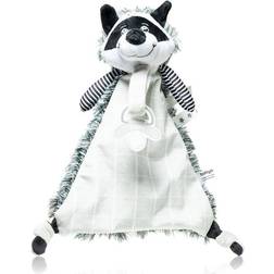 BabyOno Cuddly Toy with Pacifier Holder Racoon Rocky