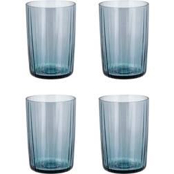 Bitz Kusintha Blue Drinking Glass 28cl 4pcs