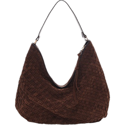 Adax Rozzano Mindy Braided Bag - Chocolate