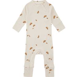 Vacvac Baby Carlsen Long Sleeve Suit - Mini Croissant Love