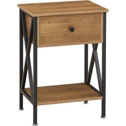 Trent Austin Design Kempst Walnut Brown Bedside Table 11.8x15.8" 2pcs