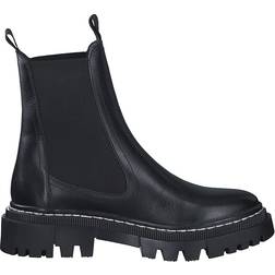 Tamaris Leather Chelsea Boot - Black
