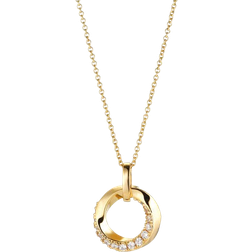 Sif Jakobs Ferrara Grande Necklace - Gold/Transparent