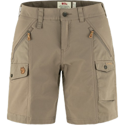 Fjällräven 89731-244 Nikka Shorts Curved W Shorts Damen Suede Brown Größe