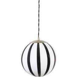 Strömshaga Alba Black/White Pendellampa ∅ 21cm