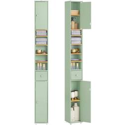 Rebrilliant Freistehender Badschrank Munford 20 x 180 cm