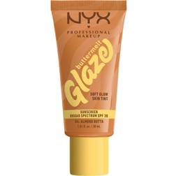 NYX Buttermelt Glaze Soft Glow Skin Tint SPF30 Almond Butta