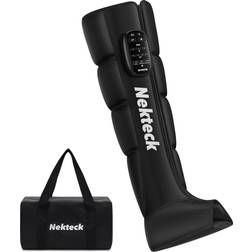 Nekteck Leg Massager Recovery System, Cordless Air Compression Massage, Rechargeable Portable Full Leg Boots for Circulation and Pain Relief (Single Leg Only)