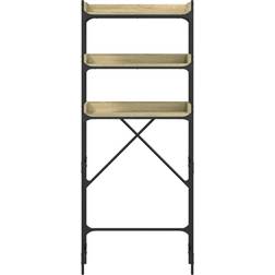 vidaXL Tvättmaskinsskåp Sonoma-EK 67 x 25 x 163 cm Konstruerat Trä Hyllsystem