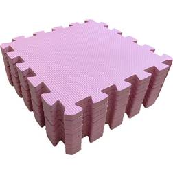 Kid'oh Foam Play Mat Pink 9pcs