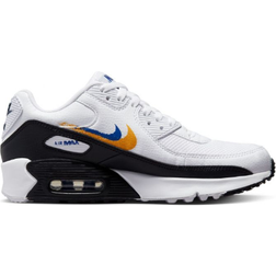 Nike Air Max 90 GS - White/University Gold/Black/Deep Royal Blue