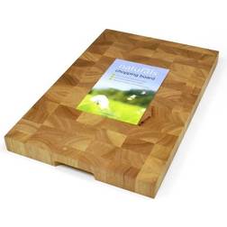 Zodiac Naturals Rectangular End Grain Chopping Board 45cm