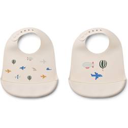 Liewood Tilda Printed Haklapp 2-pack Aviator