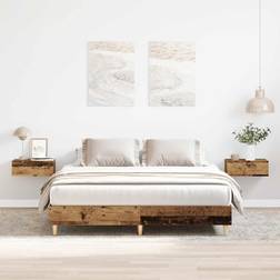 vidaXL Sengestel Uden Madras 140x200 cm Konstrueret Træ Sengeramme