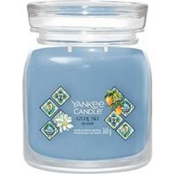 Yankee Candle Azure Sky Signature Medium Jar 9.3cm x 11.4cm Scented Candle 411g