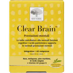 New Nordic Clear Brain Dietary Supplement 60 pcs
