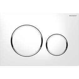 Geberit Sigma 20 Betjeningsplade Hvid Krom