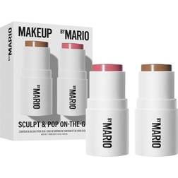 MAKEUP BY MARIO Sculpt & Pop On The Go Duo - Medium/Pale Petal